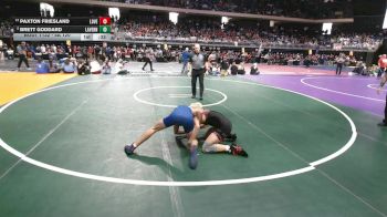 5A 120 lbs Cons. Round 1 - Brett Goddard, La Vernia vs Paxton Friesland, Lucas Lovejoy