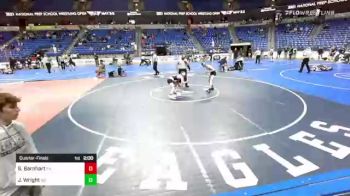 126 lbs Quarterfinal - Spencer Barnhart, Pennsylvania vs Jacob Wright, Maryland