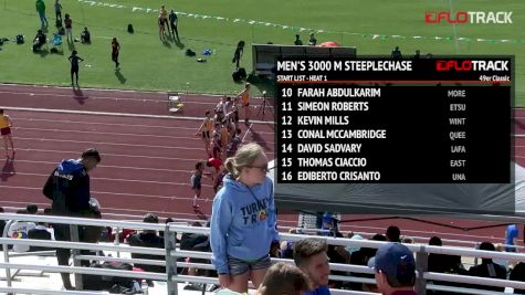 Men's 3k Steeplechase, Heat 1