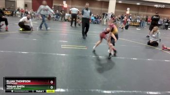 55 lbs Round 1 - Elijah Thompson, Unattached vs Teigan Smith, DeHart Academy