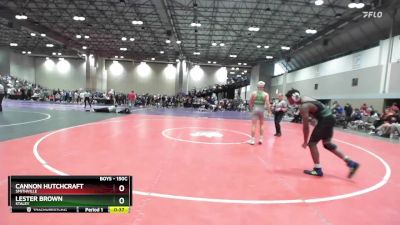 150C Cons. Round 2 - Cannon Hutchcraft, Smithville vs Lester Brown, Staley