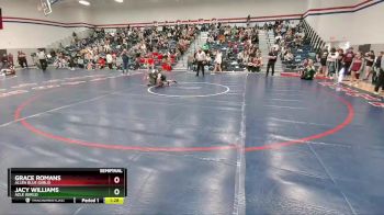 100 lbs Semifinal - Grace Romans, Allen Blue (Girls) vs Jacy Williams, Azle (Girls)