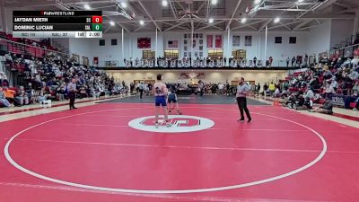 126 lbs Finals (8 Team) - Dominic Lucian, Salesianum vs Jaydan Mieth, Sussex Central H S