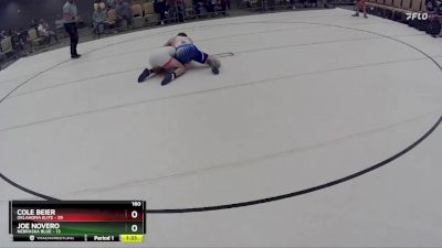 160 lbs Round 2 (8 Team) - Joe Novero, Nebraska Blue vs Cole Beier, Oklahoma Elite