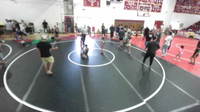 43 lbs Round 2 - Eliana Meza, Pounders WC vs Haley Valdivia, SoCal Hammers