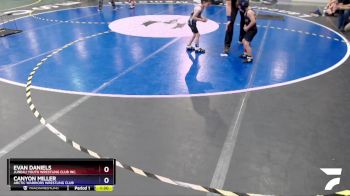 45 lbs Round 1 - Canyon Miller, Arctic Warriors Wrestling Club vs Evan Daniels, Juneau Youth Wrestling Club Inc.