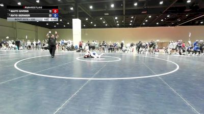 120 lbs 5th Place Match - Matti Givens, TX vs Rhys Bernier, CO