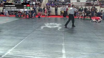 105_B lbs Consi Of 8 #1 - Jace Stevens, Burgettstown vs Jayden Jimenez, Bethlehem Catholic