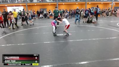 75 lbs Cons. Round 1 - Avery Page, Team Bear Wrestling Club vs Cali Anderson, Summerville Takedown