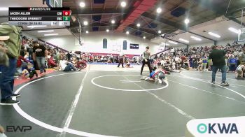 46 lbs Consi Of 16 #2 - Jacen Allen, Caney Valley Wrestling vs Theodore Everett, Bartlesville Wrestling Club