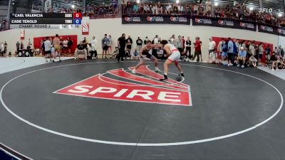 79 kg Champ. Round 3 - Cael Valencia, Sunkist Kids Wrestling Club vs Cade Tenold, Tar Heel Wrestling Club