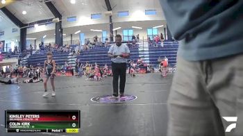 70 lbs Round 2 (8 Team) - Colin Kirk, Takedown Elite vs Kinsley Peters, Oklahoma Stealth