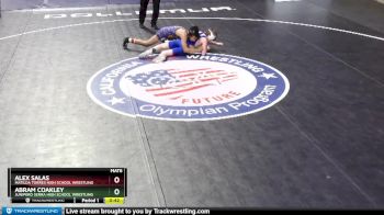 94 lbs Cons. Semi - Alex Salas, Matilda Torres High School Wrestling vs Abram Coakley, Junipero Serra High School Wrestling