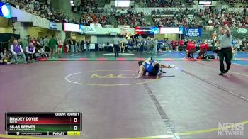 AA - 113 lbs Champ. Round 1 - Bradey Doyle, Butte vs Silas Reeves, Gallatin (Bozeman)