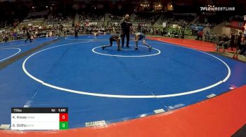 73 lbs Consolation - Korbin Howe, Hannibal Youth Wrestling vs Siraj Sidhu, USA Gold