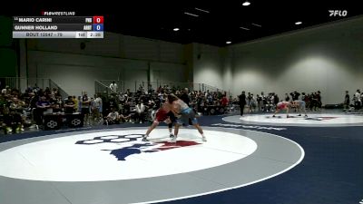 79 lbs Champ. Round 2 - Mario Carini, Poway High School vs Gunner Holland, Arkansas RTC