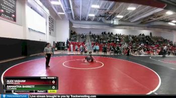 115 lbs Cons. Round 1 - Samantha Barrett, Columbine vs Alex Vashaw, Denver South