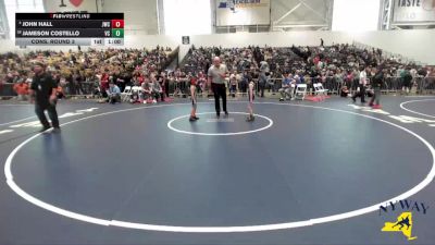 58 lbs Cons. Round 3 - Jameson Costello, VHW Club vs John Hall, Journeymen Wrestling Club