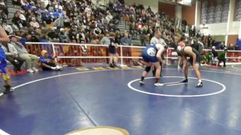 220 lbs Cons. Round 3 - Asa Goff, Newport Harbor vs David Martinez, Brawley Union