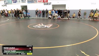 138 lbs Champ. Round 2 - Tristan Tilden, Dillingham Wolverine Wrestling Club vs Peter Caudle, Interior Grappling Academy