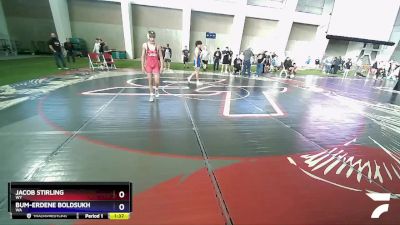 125 lbs Quarterfinal - Jacob Stirling, WY vs Bum-Erdene Boldsukh, WA