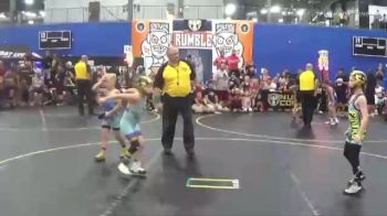 60 lbs Quarterfinals (8 Team) - Navy Denton, Lead Miners vs Lincoln Graber, Funky Fire
