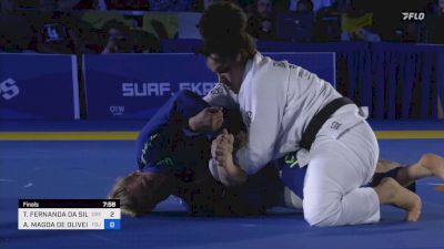 TAMIRIS FERNANDA DA SILVA vs AMANDA MAGDA DE OLIVEIRA 2024 World Jiu-Jitsu IBJJF Championship