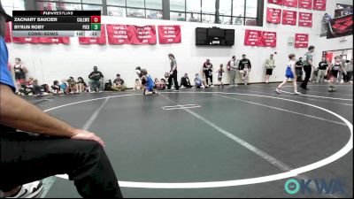 76 lbs Consolation - Zachary Saucier, Carl Albert vs Byrun Roby, Piedmont