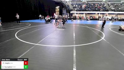 Girls 5th - 6th grade - 71 Cons. Semis - Harper Youngblut, Iowa vs Presley Heglin, Sebolt Wrestling Academy