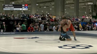 72 kg Semis - Brett Back, Position Wrestling vs Peyton Robb, Nebraska/Nyac
