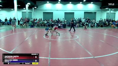 87 lbs Round 2 (8 Team) - Jackson Smith, Oklahoma Blue vs Deacon Gibbs, Indiana