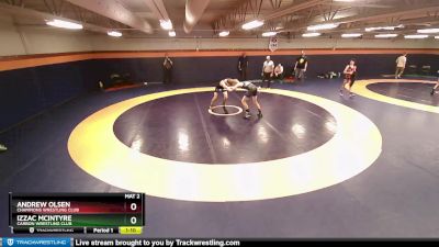 121-130 lbs Round 1 - Andrew Olsen, Champions Wrestling Club vs Izzac McIntyre, Carbon Wrestling Club