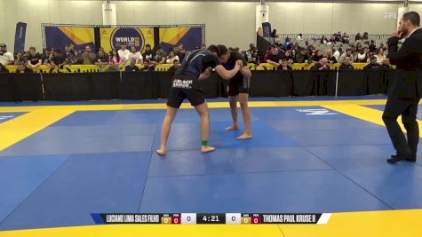 Thomas Paul Kruse II vs Luciano Lima Sales Filho 2024 World IBJJF Jiu-Jitsu No-Gi Championship