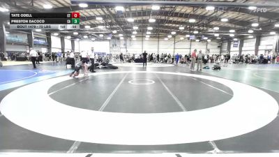 75 lbs 7th Place - Tate Odell, CT vs Preston Dacoco, CA