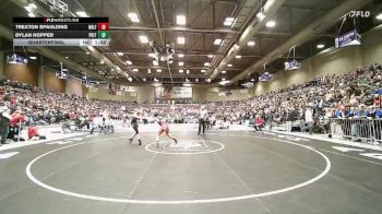 1A 144 lbs Quarterfinal - Trexton Spaulding, Milford vs Dylan Hopper, Piute