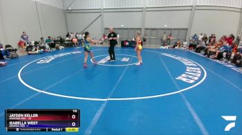 112 lbs Quarters & 1st Wb (16 Team) - Jayden Keller, Missouri Fire vs Isabella West, Georgia Red