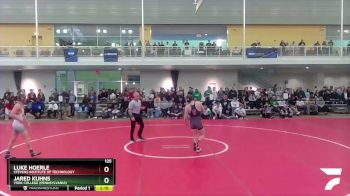 125 lbs Cons. Semi - Jared Kuhns, York College (Pennsylvania) vs Luke Hoerle, Stevens Institute Of Technology