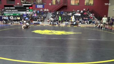 157 lbs Champ. Round 3 - Justin Krebs, Southeastern vs Victor Jacinto, Life University