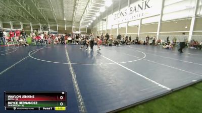 100 lbs Semis & 1st Wrestleback (8 Team) - Royce Hernandez, Sanderson vs Waylon Jenkins, Delta