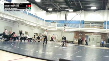 133 lbs Round 1 (8 Team) - Vicente Navarro, Henry Ford College vs Claudio Rodriguez, Triton College