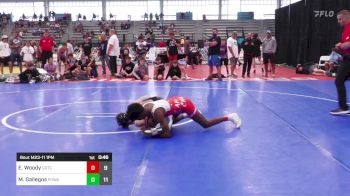 105 lbs Final - EJ Woody, Team Gotcha vs Mateo Gallegos, POWA