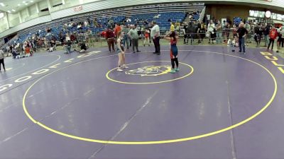 12U Girls - 102 lbs Cons. Round 1 - Sofia Nieto, Columbia City Wrestling Club vs Harper Greer, Colorado