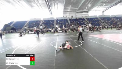 73 lbs Round Of 16 - Dominic Cleverly, Pride WC vs Michael Chater, Silverback WC