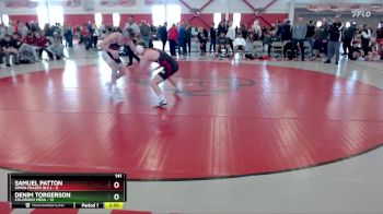 141 lbs Finals (2 Team) - Samuel Patton, Simon Fraser (B.C.) vs Denim Torgerson, Colorado Mesa