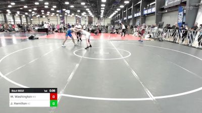 182 lbs Consi Of 8 #1 - Malaki Washington, WV vs Jaxon Hamilton, AZ