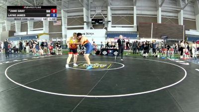 285 lbs 3rd Place Match - Zane Gray, Idaho vs Layne James, Arizona