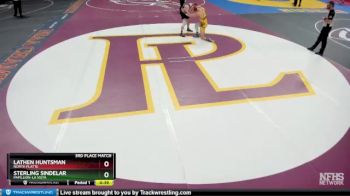 3rd Place Match - Sterling Sindelar, Papillion-La Vista vs Lathen Huntsman, North Platte