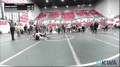 110-120 lbs Rr Rnd 1 - Jeremy Lakes Jr, Midwest City Bombers Youth Wrestling Club vs Connor Young, Perry Wrestling Academy
