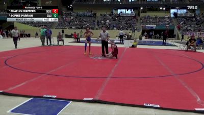100 lbs Quarterfinal - Sophie Parrish, Caldwell County vs Shaelyn Watters, Mccreary Central