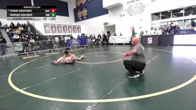 113 lbs Champ. Round 1 - Nathan Solorio, Damien vs Josue Quintero, Fontana